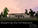 Sims 3 — Modern By the Hill Mansion by creatunleash — Modern By the Hill Mansion