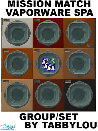 Sims 2 — TL - MM VaporWare Submergence Spa by TabbyLou — Recolor of the VaporWare Submergence Spa to match the mission