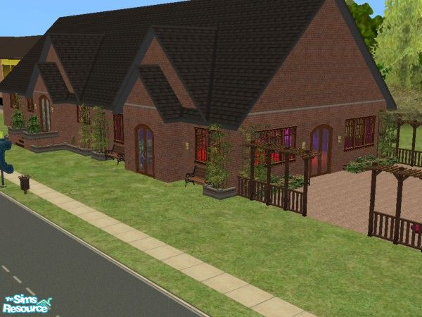 Sims 2 — Beacon Falls Add On's: Sundown by lechapeau — Restaurant and nightclub built on a split level, outdoor hot tub