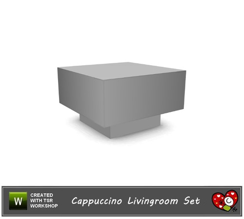 Sims 3 — Cappuccino Livingroom Coffee Table by mensure — Cappuccino Livingroom Coffee Table by mensure. Recolorable. Two