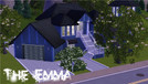 Sims 3 — The Emma 2 Bedroom, 1 Bathroom by starsthatfell — First floor: Two car garage, two bedrooms, one bathroom, back