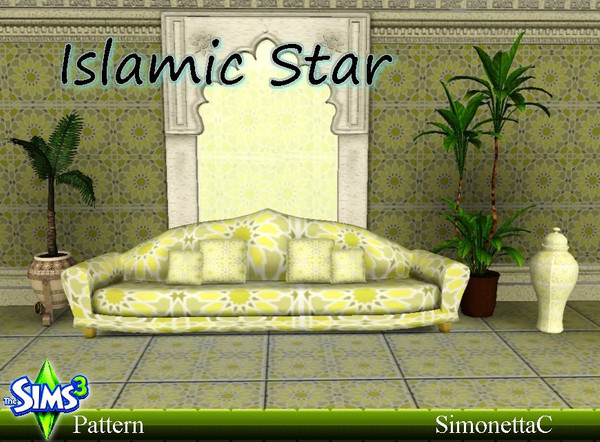Sims 3 — Islamic Star by SimonettaC — An original Islamic pattern. This was a personal request from a friend :)