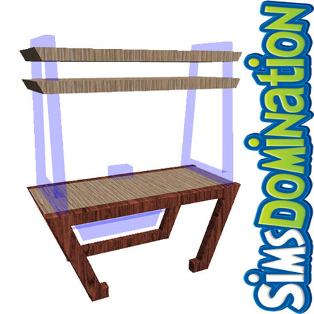 Sims 3 — SD NFJ Luxury Set Computer Desk by Nayara — SD NFJ Luxury Set Computer Desk SIMSDOMINATION