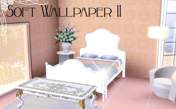 Sims 3 — Soft Wallpaper II by TSR Archive — Pattern by Pralinesims for TSR