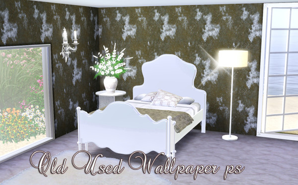 Sims 3 — Old Used Wallpaper PS by TSR Archive — Pattern made by Pralinesims for TSR (Masonry)
