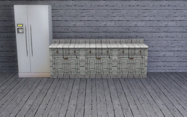 Sims 3 — Whitewashed Planks by TheNinthWave — Whitewashed Planks Pattern Found in Wood One Channel.