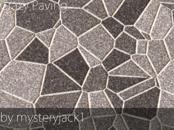Sims 3 — Crazy Paving! by mysteryjack1 — A crazy paving terrain paint :) This is not a recolour, it is a new texture :)