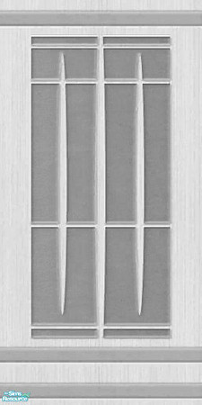 Sims 2 — Wall panel etchedglass whitegrey by spacemouse — This wall panel matches the Alarmclock set made by Astarta, see