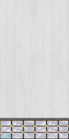 Sims 2 — Wall panel glassbrick white by spacemouse — This wall panel matches the Alarmclock set made by Astarta, see