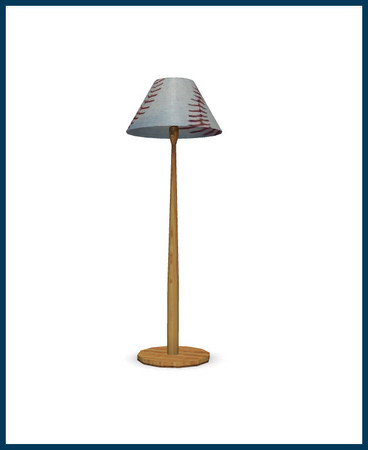 Sims 3 — Baseball Set Floor Lamp by rebecah — Baseball Set Floor Lamp by Rebecah