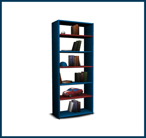 Sims 3 — Baseball Set Bookshelf by rebecah — Baseball Set Bookshelf - Works as regular bookshelfs by Rebecah