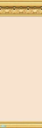 Sims 2 — jsf2GoldNouveauApricot by jsf — A new ornate moulding in gold holds an earthy, solid color, paint in apricot.