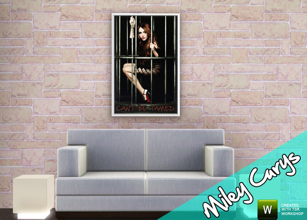 Sims 3 — Cant Be Tamed Poster by VoodooBG — Painting poster teen room
