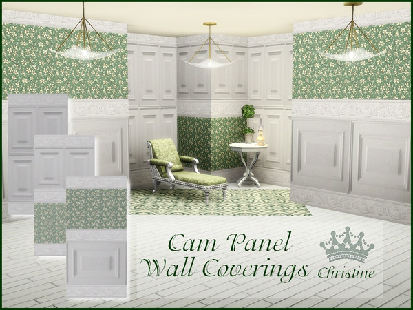 Sims 3 — Cam Panel Wall Coverings  by cm_11778 — A new set of paneling/molding for your walls. There are either 1 or 2