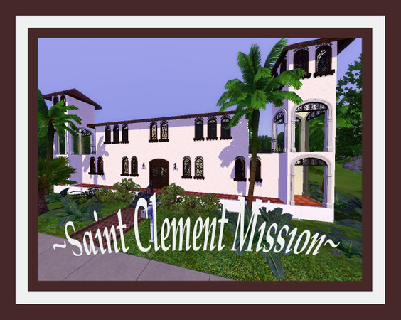 Sims 3 — St. Clement Community Version by paramiti — Do your homeless Evil Sims need a little God in their lives? Saint
