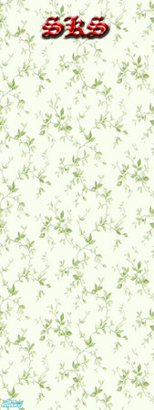 Sims 2 — Leafy Vines - AL - Fern by 71robert13 — Simple leafy vines design in fern green. 4 way tileable & stretch