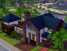 Sims 3 — Shearwater Villa by Lin715 — 1st floor - kitchen, living room, dining room, 1 bedroom, 2 bath. 2nd floor - 3
