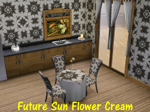 Sims 3 — Future Sun Flower by staceycolombo — Great futuristic flower design to warm any modern home.