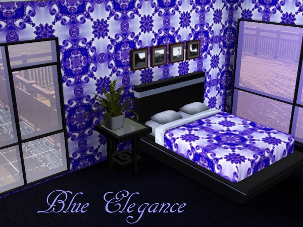 Sims 3 — Blue Elegance by staceycolombo — Elegant and mystical design.