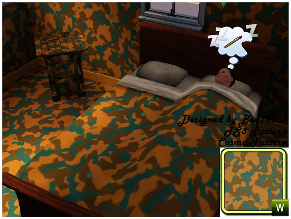 Sims 3 — Camo Design by Ben72006 — A classic camp design, perfect for modern clothes and objects!