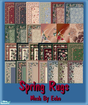 Sims 2 — Community Project: Rugs by simscom — Brought to you by the Sims2 Community Project....Please enjoy this set we