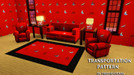 Sims 3 — Transportation by Firefighter96 — Methods of transportation on a red background. Perfect for a kid's room! There