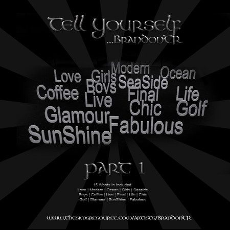 Sims 3 — Tell Yourself *DECORATION SET* by brandontr — BrandonTR at TSR