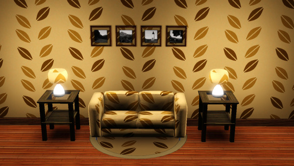 Sims 3 — Coffee Bean Pattern by Brandonia — The Coffee Bean Pattern, new from SimSilly Fabrics n' co. with one side