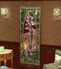 Sims 2 — Joyfulgirlhol Stained Glass Mirror by joyfulgirlhol — A stained glass mirror with 2 recolorable mix & match