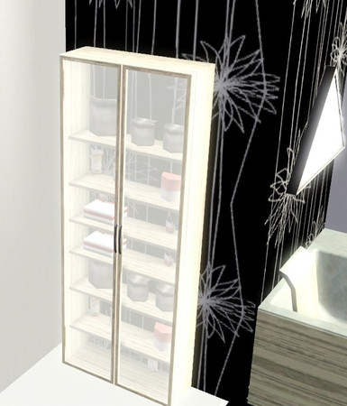 Sims 3 — Bathroom Amy Cabinet Long by CaliDea — Long Cabinet Amy