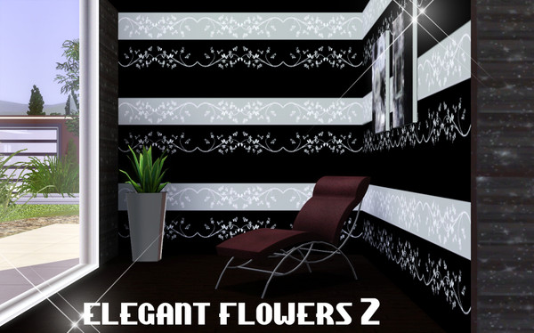 Sims 3 — Elegant Flowers 2 (Horizontal) by TSR Archive — Pralinesims