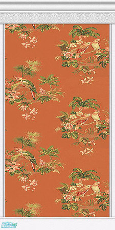 Sims 2 — Biscayne Wall Collection - #02 by paintedladysims — 2 of 12 designs in the collection.