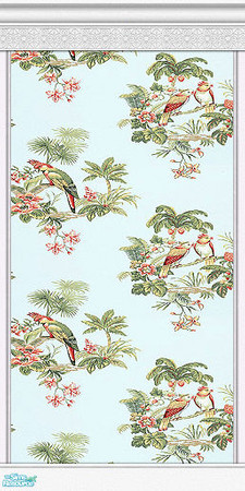 Sims 2 — Biscayne Wall Collection - #04 by paintedladysims — 4 of 12 designs in the collection.