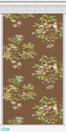 Sims 2 — Biscayne Wall Collection - #05 by paintedladysims — 5 of 12 designs in the collection.