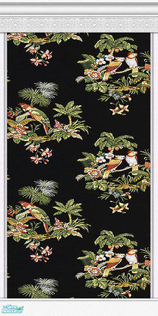 Sims 2 — Biscayne Wall Collection - #06 by paintedladysims — 6 of 12 designs in the collection.