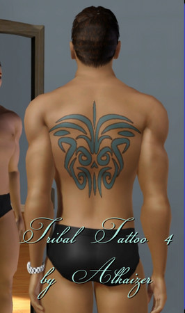 Sims 3 — Tribal Tattoo 4 by Alkaizer by Alkaizerth — No Description