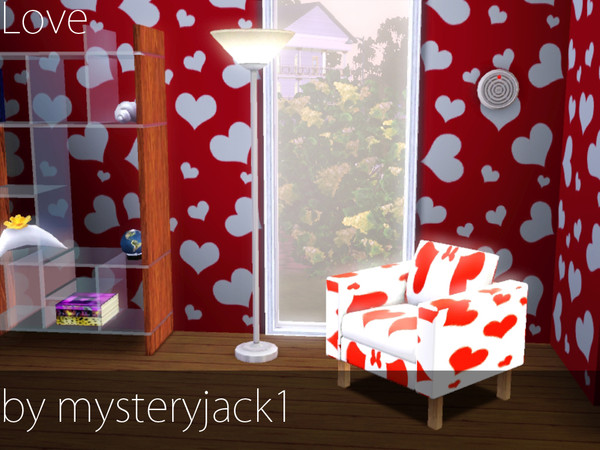 Sims 3 — Love by mysteryjack1 — It has two re-colourable parts and is filed under Themed :)