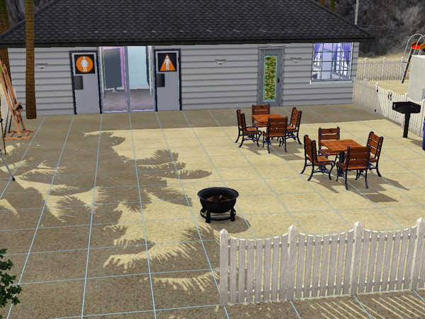 Sims 3 — The Beach Hut by confused_claire — The perfect place to bring the kids on the weekend.... ideally located on the