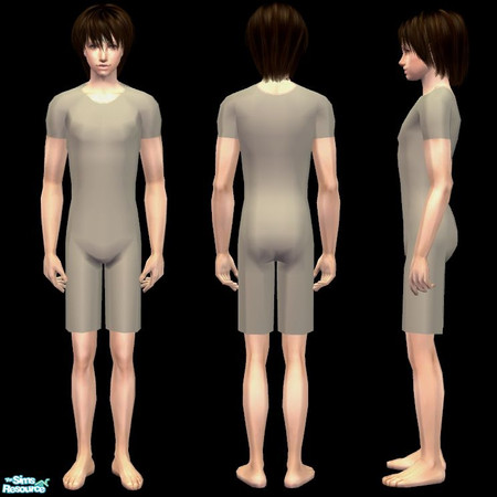 Sims 2 — AM Shorts MESH by ILikeMusic640 — Recolors welcome. Template included.