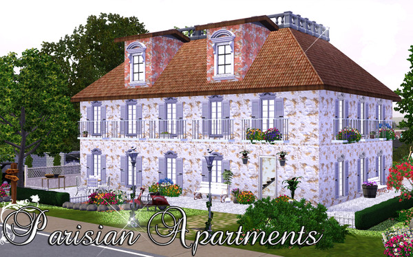 Sims 3 — Parisian Apartments *FF* by TSR Archive — Check out these wonderful parisian apartments! Two elegant and stylish