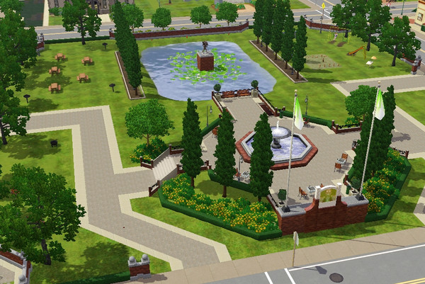 Sims 3 — Central Park by shavasite — Central Park Beautiful Park +15 Mood The money City Hall puts into this park was