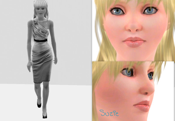 Sims 3 — Suzie by mayahalo — Hair from anubis, swimming costume from rusty nail, formal dress from EA store, formal hair