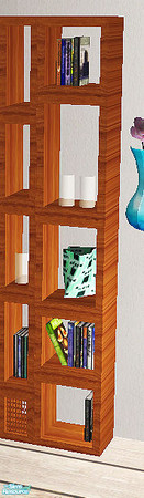 Sims 2 — Pillowramamama - bookcase by steffor — 