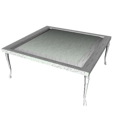 Sims 3 — Shabby Chic Living 2 Coffee Table by TheNumbersWoman — Shabby and Chic, for the shab in all of us. By