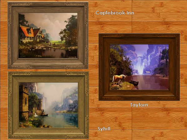 Sims 3 — Andy Simmons Artwork by ricslady99 — This pack includes 3 pieces. This art is copyrighted and used with