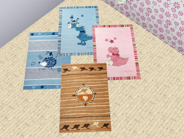 Sims 3 — RugSet EspritKids by CaliDea — 