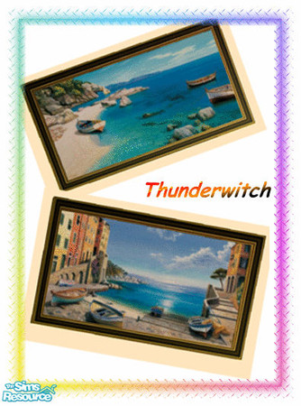 Sims 2 — Italian impressions by thunderwitch — Maxis recolor. No mesh required.