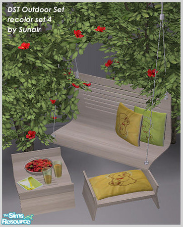 Sims 2 — DST Outdoor Set - Recolor set 4 by Sunair — DST Outdoor Set - Recolor set 4 (nature)