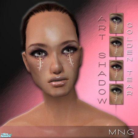 Sims 2 — Art Shadow  by IcedMango — Make-up art eyeshadows - runway style - for fashion expressions, 4 shades