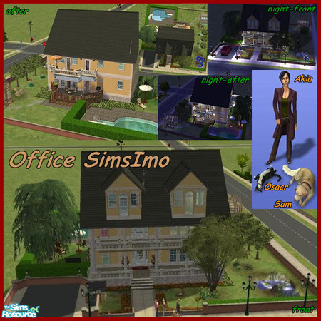 Sims 2 — Office SimsImo by ladyoscar1898 — Office SimsImo is the house from Aika SimsImo and her pets. The name of the